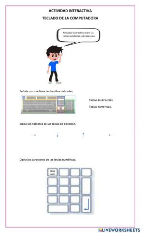 Teclas de dirección