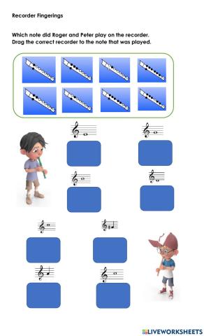 Recorder Fingerings: Low D to High D