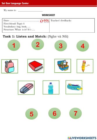 First friend - Topic 4