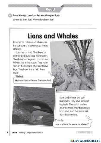 Unit 1. Read and understand