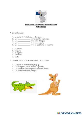 Australia y sus asombrosos animales