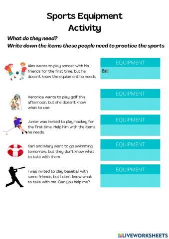Sports equipment