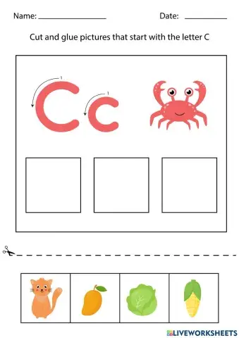 Beginning sound C