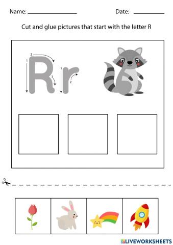 Beginning sound R