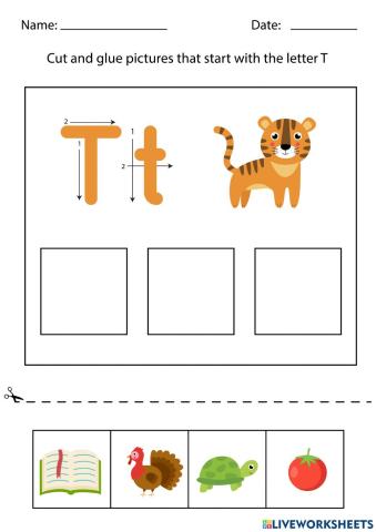 Beginning sound with T