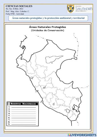 Áreas Naturales  Protegidas 2022