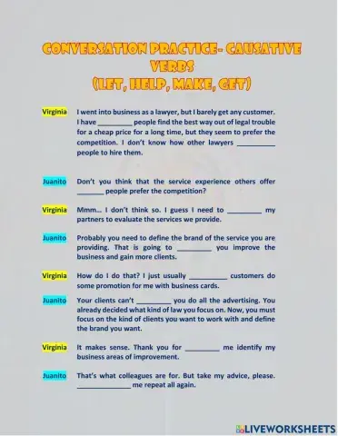 Conversation - Causative Verbs
