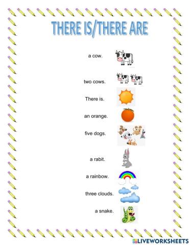 There is-There are