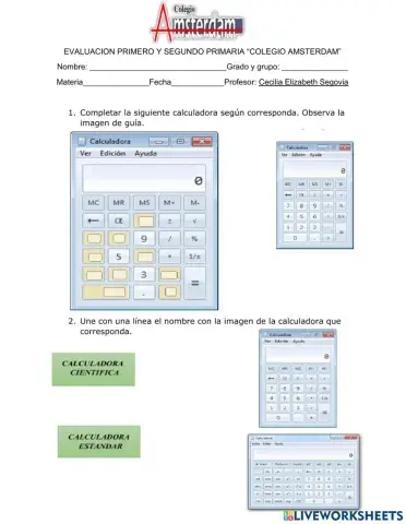Evaluacion primero y segundo