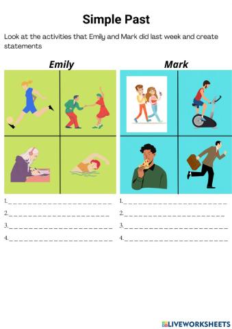 Simple Past Statements