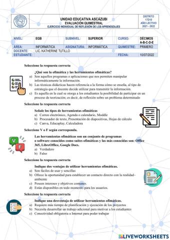 Herramientas Ofimáticas