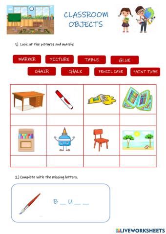Classroom objects