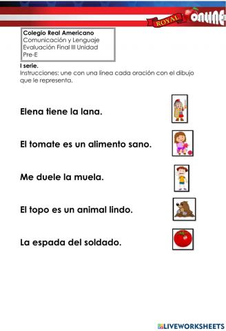 Evaluación III Unidad