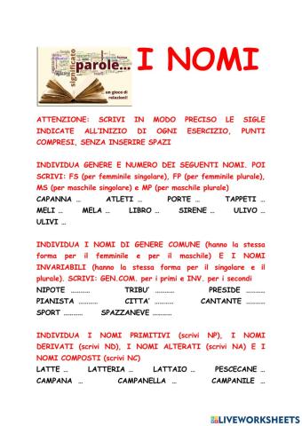 I nomi