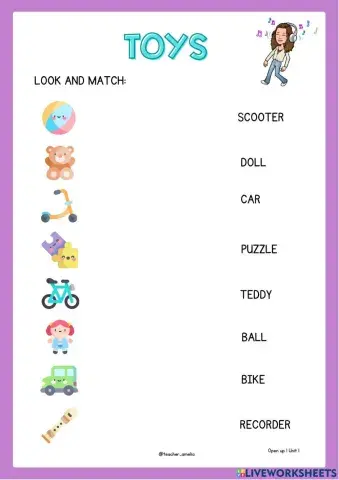 1º unit 1: toys
