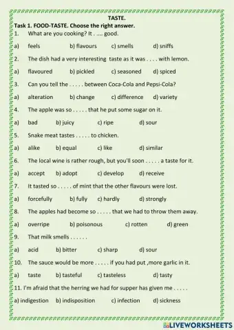 Taste