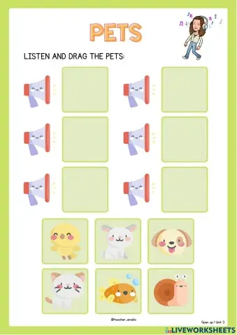 1º unit 3: pets