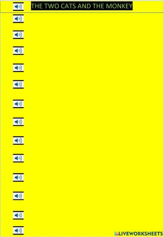 The two cats and the monkey