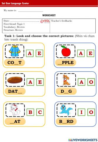 First friend - Topic 1