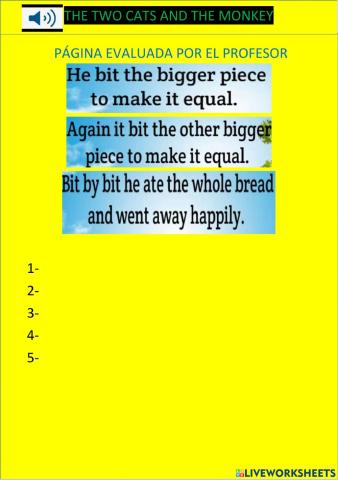 The two cats and the monkey