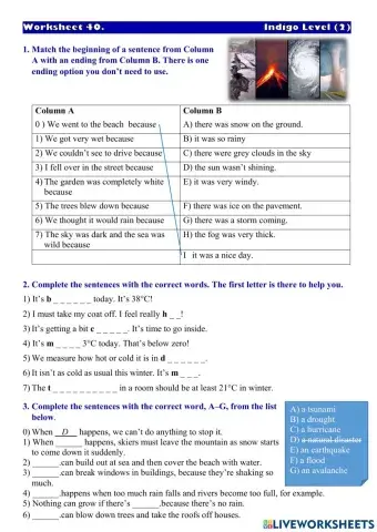 Worksheet 40