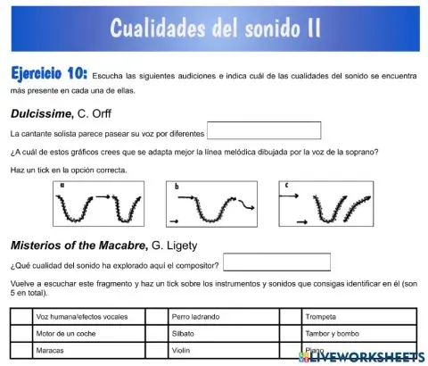 Cualidades del sonido