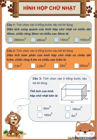 Hình hộp chữ nhật