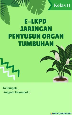 E-lkpd jaringan penyusun organ