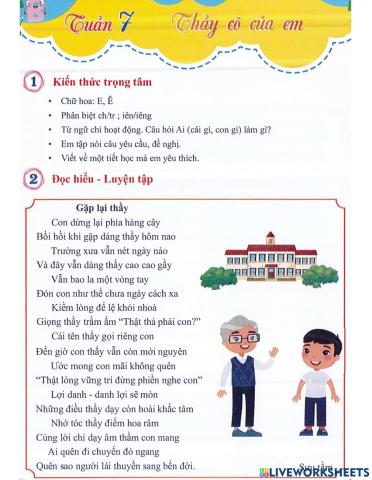 Tiếng Việt 2 - Tuần 7