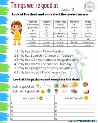 Things we-re good at