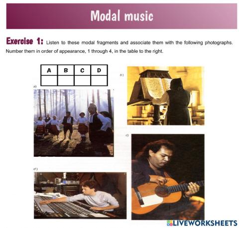 Modal music
