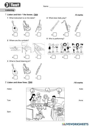 Bright ideas unit 3 Test