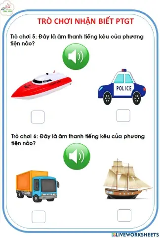 TC nhận biết tiếng kêu của PTTG đường thủy