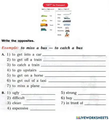 Get with transportation