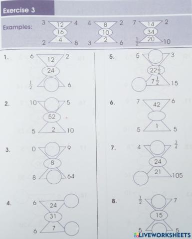 Multiplication and Division
