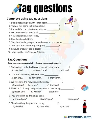 Tag questions
