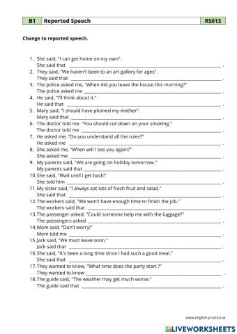 English class - 5th year