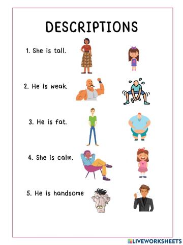 Descriptions