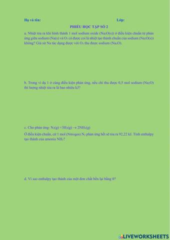 Năng lượng hóa học