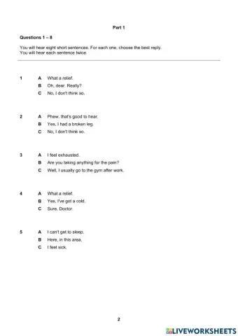 Empower B1. Unit 7 Progress Test