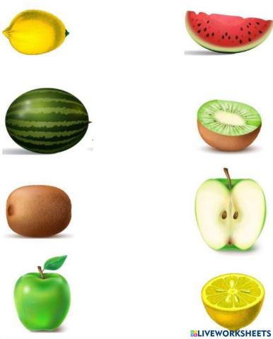 Fructe -Intreg- jumătate(taiat)