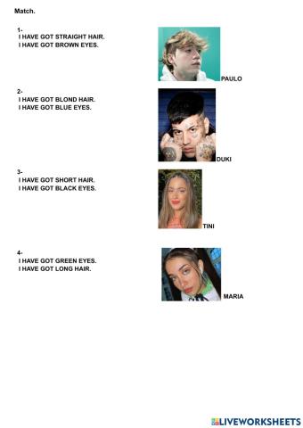 I have got- body parts