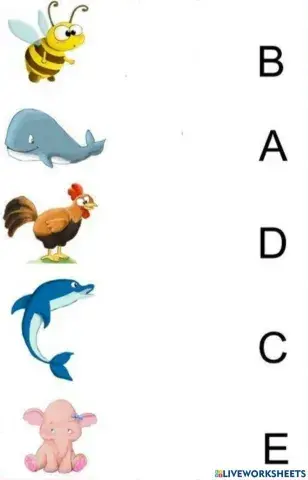 A, B, C, D - spune cu ce sunet începe...