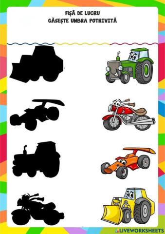 Masini - Gaseste umbra potrivita