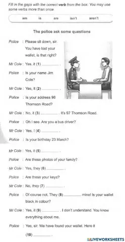 Using  am-is-are in  Questions and Short Answer