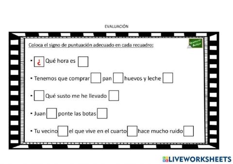 Signos de puntuación