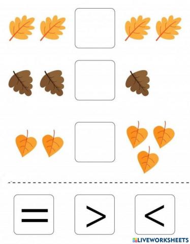 Toamna- frunze (comparare)