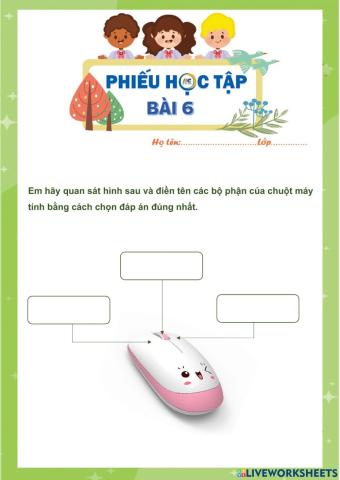 Bài 6-Sử dụng chuột máy tính