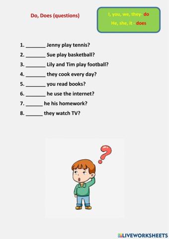 Do, Does (questions)