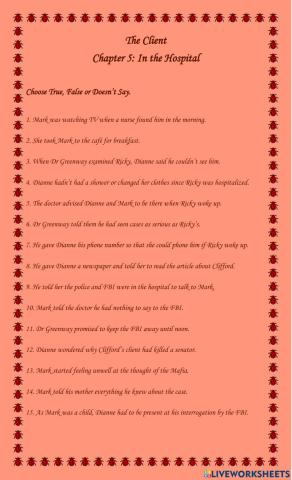 The Client: Chapter 5